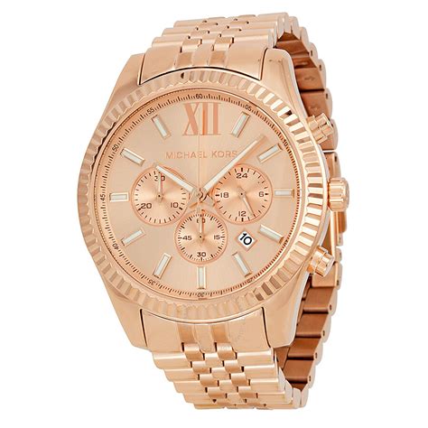 michael kors lexington watch womens rose gold|Michael Kors lexington watch men's.